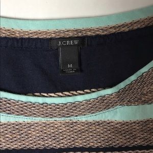 J. Crew Tops - EUC JCrew reverse jacquard stripe pop-over J. Crew Tops - EUC JCrew reverse jacquard stripe pop-over